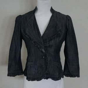 Anthropologie Cidra Dressy Jean Jacket - Size 4